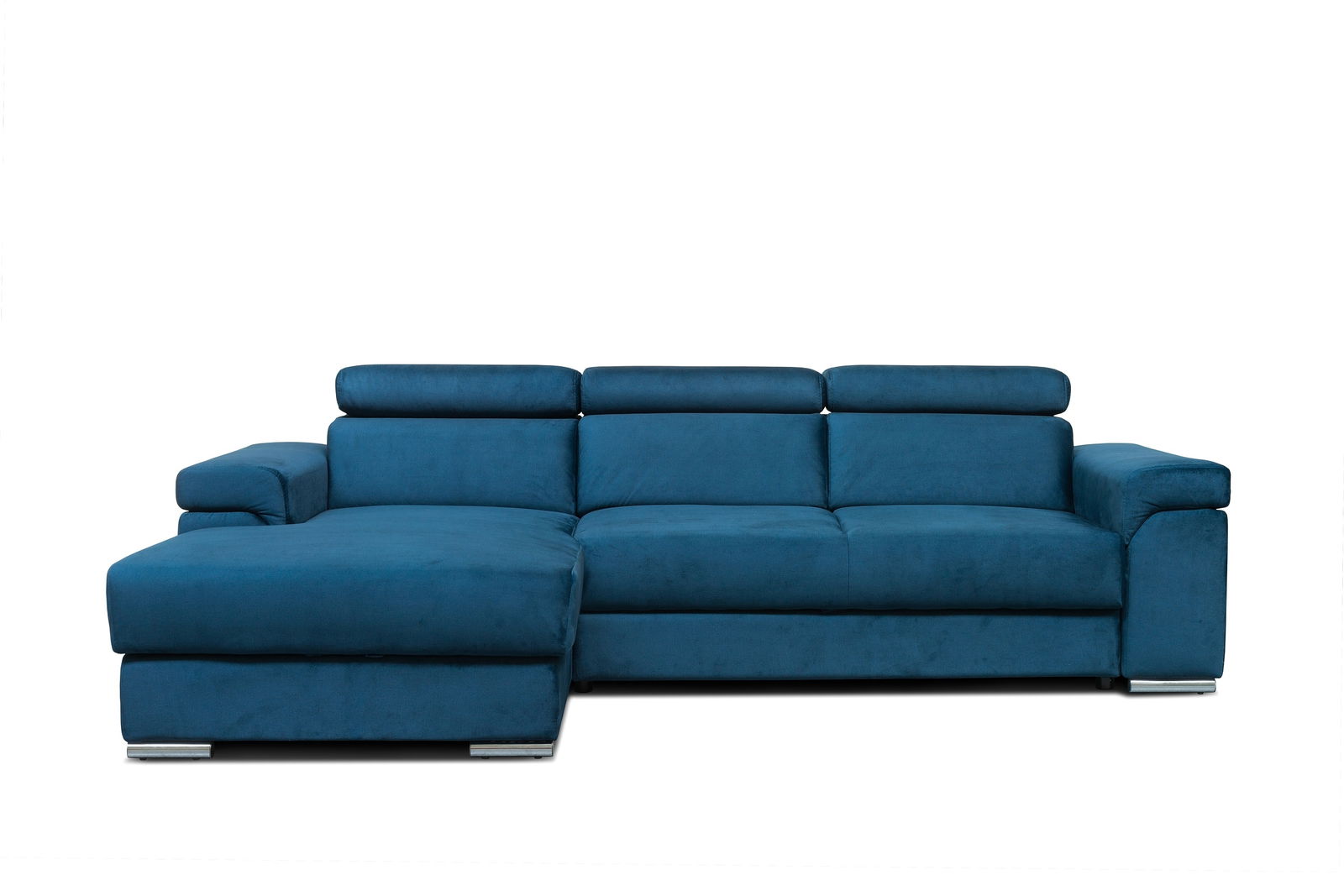 Coltar Extensibil Carlitos Small, Sezlong pe Stanga, cu Lada de Depozitare, Tetiere Reglabile, l274xA173xH83 cm - tapitat cu Matana 10