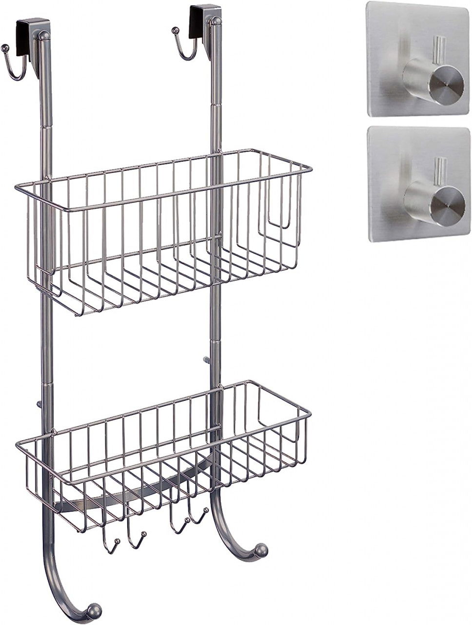 Raft pentru baie Smartpeas, otel inoxidabil, argintiu, 30 x 59,3 x 18,9 cm