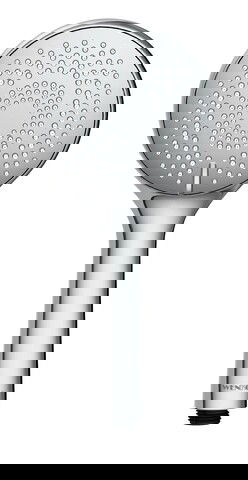 Para de dus, Wenko, Water Saving Chrome, 11 x 11 cm, plastic, gri
