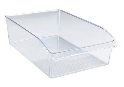 Organizator frigider, Wenko, Fridge Organizer L, 31 x 20 x 9.5 cm, plastic, transparent