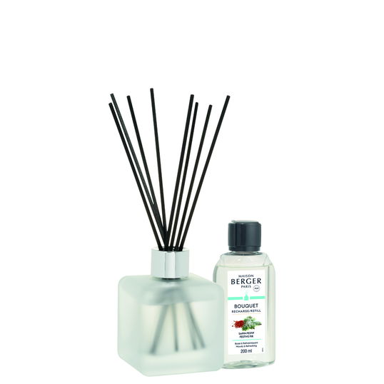 Difuzor parfum camera Berger Bouquet Parfume Cube Winter Givree Festive Fir 125ml