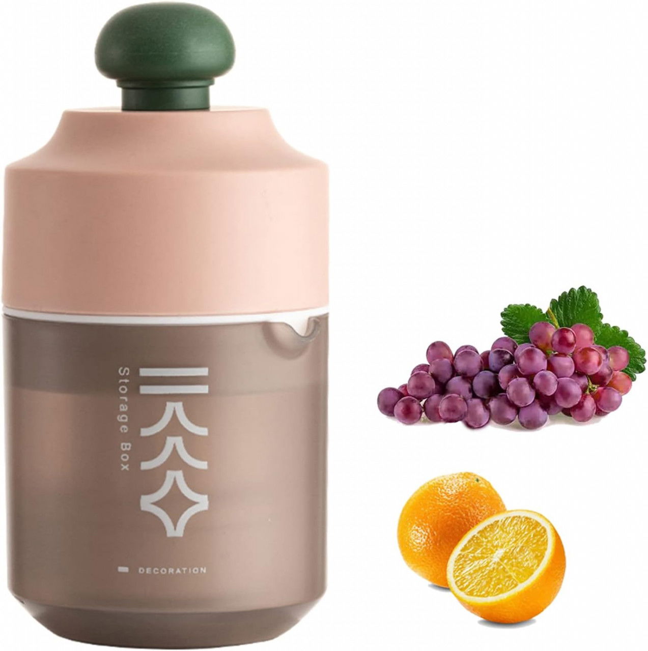 Storcator manual de fructe Zanni podospecial, polipropilena, roz, 17,5 x 9,5 cm , 400 ml