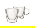 Set 2 cesti cu perete dublu, Villeroy & Boch, Artesano Hot Beverages M, 210 ml, sticla borosilicata