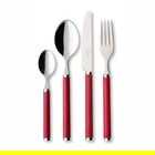 Set tacamuri 24 piese, Villeroy & Boch, Play!, inox, rosu
