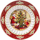 Bol, Villeroy & Boch, Toy`s Fantasy Santa Brings Gifts, 25 cm, portelan premium, pictat manual