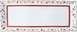 Platou pentru prajituri, Villeroy & Boch, Toy's Delight, 39x16 cm, portelan premium