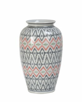 Vaza decorativa din portelan, Congo Shaped Multicolor, Ø16,5xH27 cm