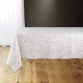 Fata de masa din poliester, Solea Alb, 150 x 240 cm