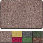 Covoras de intrare BEAU JARDIN, bumbac/poliester, maro, 45,5 x 71 cm