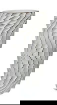 Vaza inalta, Shape, Mauro Ferretti, Ø35 x 90 cm, polirasina, alb antic