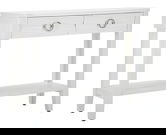 Consola, Shine, Mauro Ferretti, 110 x 40 x 82 cm, lemn de brad/MDF/metal, alb