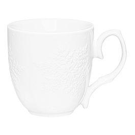 Cana cu model stele Galactic, Ambition, 350 ml, portelan, alb