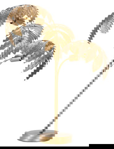 Lampa de masa, Leaf, Mauro Ferretti, 3 x E27, 40W, Ø57 x 81 cm, fier, auriu