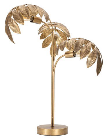 Lampa de masa, Leaf, Mauro Ferretti, 3 x E27, 40W, Ø57 x 81 cm, fier, auriu