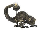 Lampa de masa, Lizard, Mauro Ferretti, 1 x E14, 25W, 37.5 x 16.5 x 22 cm, polirasina, negru/auriu