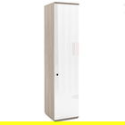 Dulap haine PRIMAVERA 45, H200, 1U, bara umerase, Oak, Alb Gloss