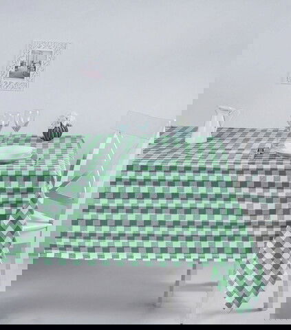 Fata de masa, DC Home, 198DCH1111, Bumbac, 160 x 220 cm, Verde