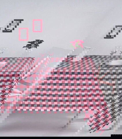 Fata de masa, DC Home, 198DCH1105, Bumbac, 160 x 220 cm, Rosu