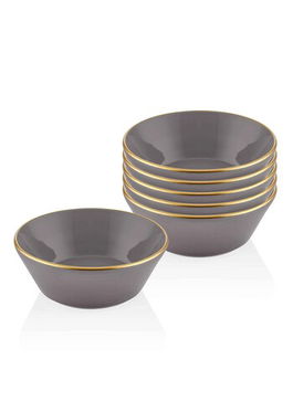 Set boluri, Mia, 742TMA3326, Ceramica, Gri