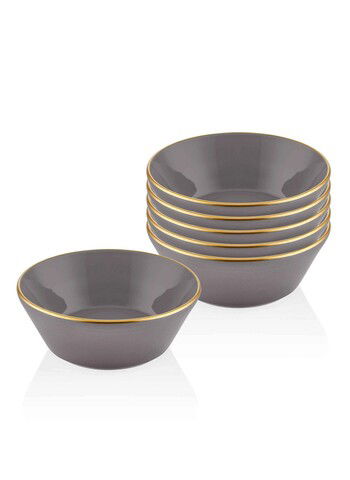 Set boluri, Mia, 742TMA3326, Ceramica, Gri