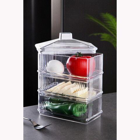 Set servire alimente, Fremont, 964FRM5106, Acril, Transparent