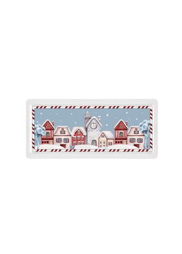 Platou servire, Mia, 280TMA1635, 35 x 16 cm, Multicolor