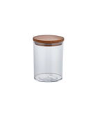 Cutie depozitare, Plasberg, 619PLS1187, Plastic/Lemn, Transparent