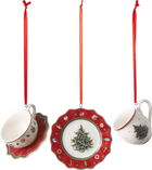 Set 3 decoratiuni brad Villeroy & Boch Toy`s Delight Decoration Tableware rosu