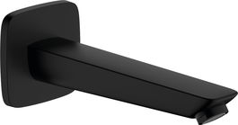 Pipa cada Hansgrohe Logis montaj incastrat 19.5cm negru mat