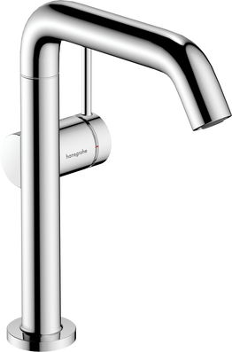 Baterie lavoar Hansgrohe Tecturis S 210 Fine pipa pivotanta CoolStart ventil click-clack crom