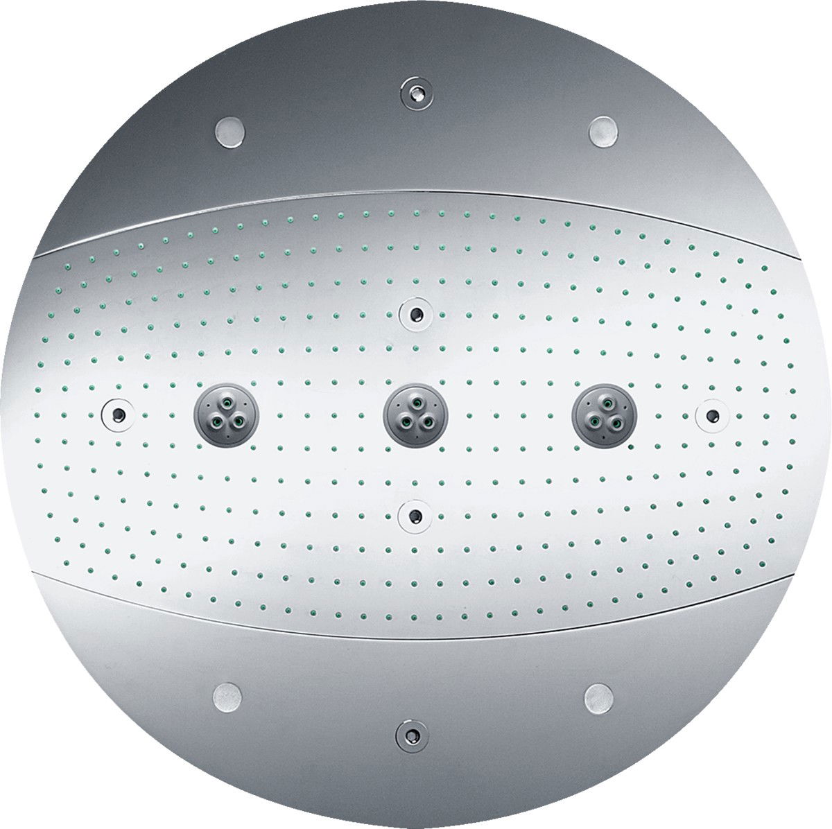 Precomanda - Palarie de dus Hansgrohe Raindance Rainmaker 600 3jet cu iluminare montare pe tavan crom