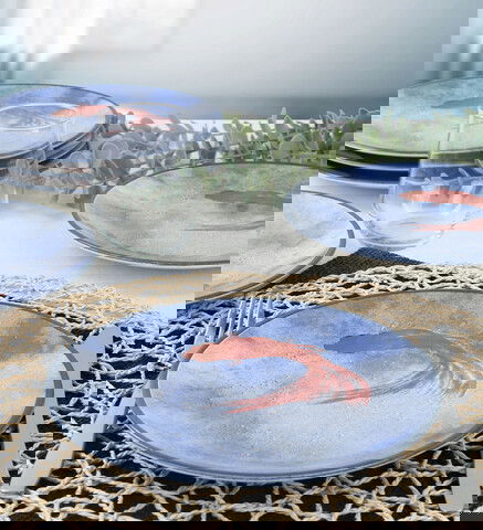 Set farfurii pentru desert, Keramika, 275KRM1369, Ceramica, Alb