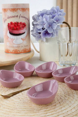 Set boluri pentru sos, Keramika, 275KRM1107, Ceramica, Violet