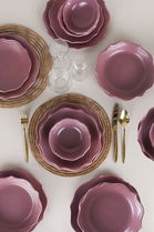 Serviciu de masa, Keramika, 275KRM1298, Ceramica, Violet