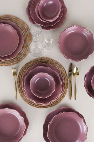 Serviciu de masa, Keramika, 275KRM1298, Ceramica, Violet