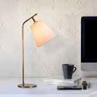 Lampa de masa, Alby, 527ABY2192, Metal, Alb / Vintage