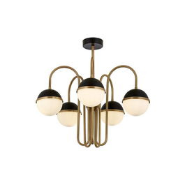 Lustra, Aurora, 301AUR1338, Metal, Negru / Vintage