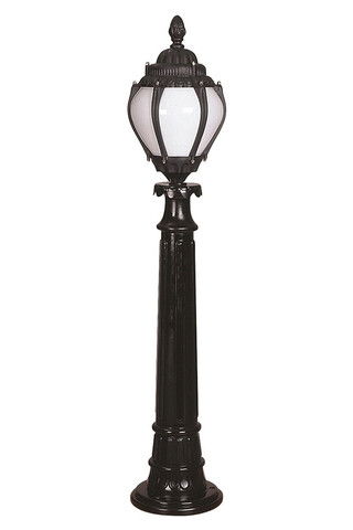 Lampadar de exterior, Avonni, 685AVN1331, Plastic ABS, Alb/Negru