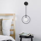 Aplica de perete, Fulgor, 942FLG2105, Metal, Alb/Negru