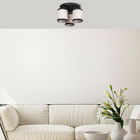 Lustra, Fulgor, 942FLG1637, Metal, Alb/Negru