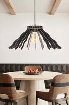 Lustra, FullHouse, 390FLH2142, MDF, Negru