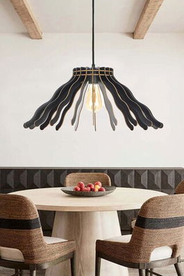 Lustra, FullHouse, 390FLH2142, MDF, Negru