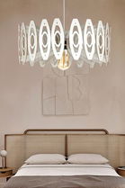 Lustra, FullHouse, 390FLH2144, MDF, Alb