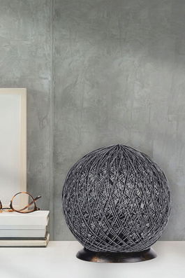 Lampa de masa, Hmy Design, 687HMY1506, Metal, Gri inchis