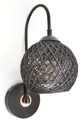 Aplica de perete, Hmy Design, 687HMY1804, Metal, Negru/Argintiu