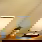 Lampa de masa, Insignio, 780SGN1983, Textil, Roz pudra