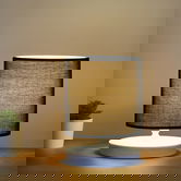 Lampa de masa, Insignio, 780SGN1993, Textil, Negru