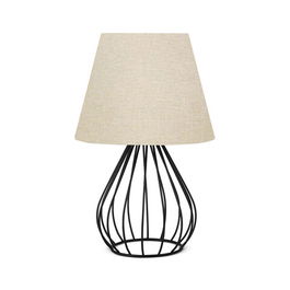 Lampa de masa, Insignio, 780SGN4484, PVC, Bej/Negru