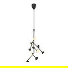 Lustra, Lightric, 414LRC1683, Metal, Negru
