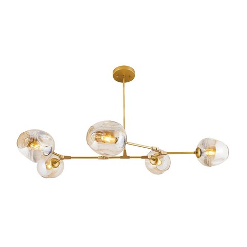 Lustra, Lightric, 414LRC1304, Metal, Galben